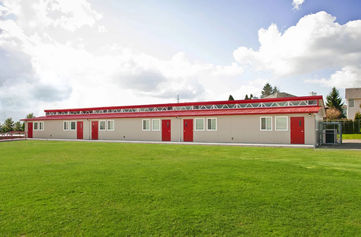 Completed in 2014, this 3 classroom EXO building was an addition to an existing private school located in Surrey BC