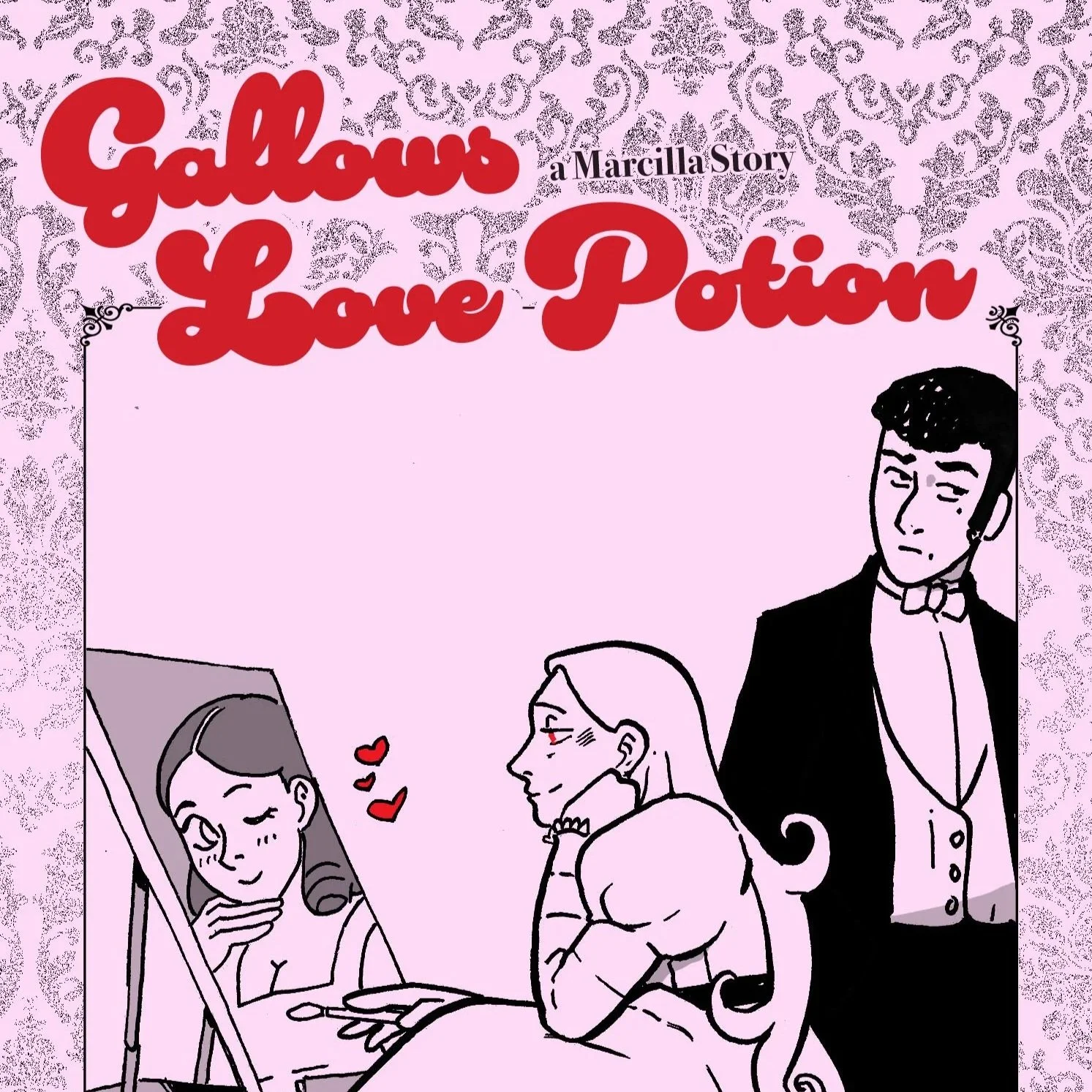 Gallows Love Potion (2026): 300 yr old vampire Marcilla seeks a supernatual way to woo the oblivious but beautiful Rose, with the aid of her long suffering manservant.