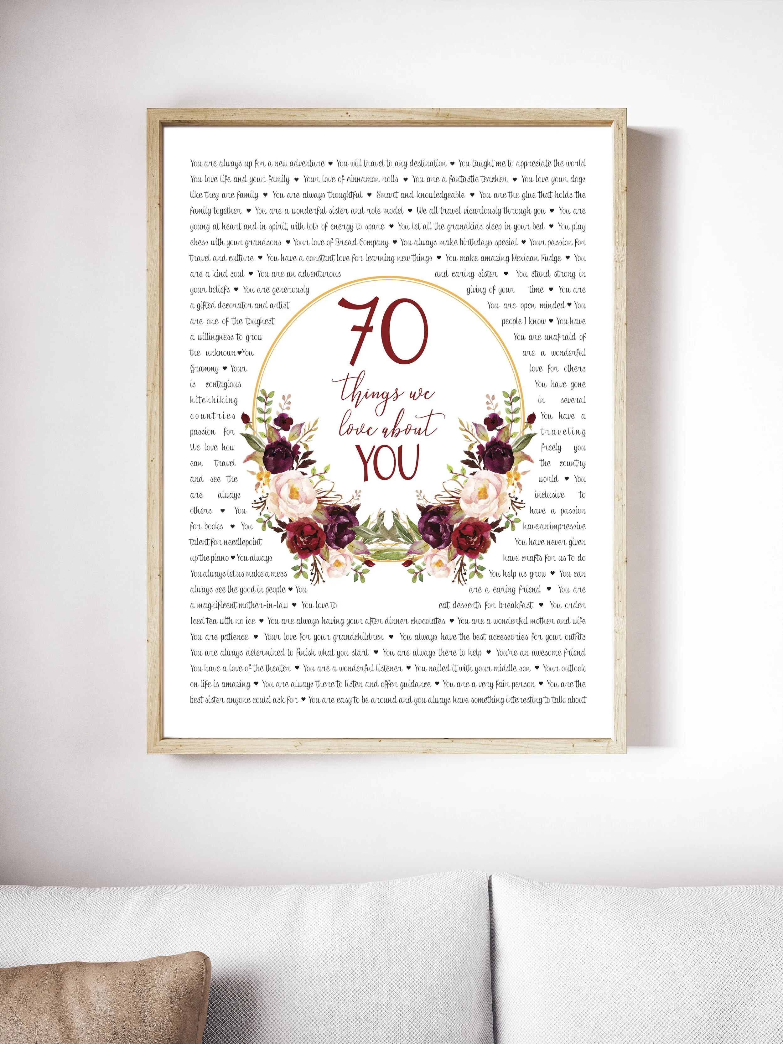 70 Things About You