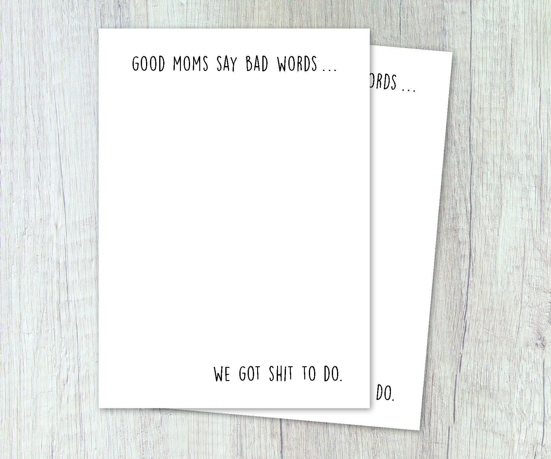 Good Moms Notepad
