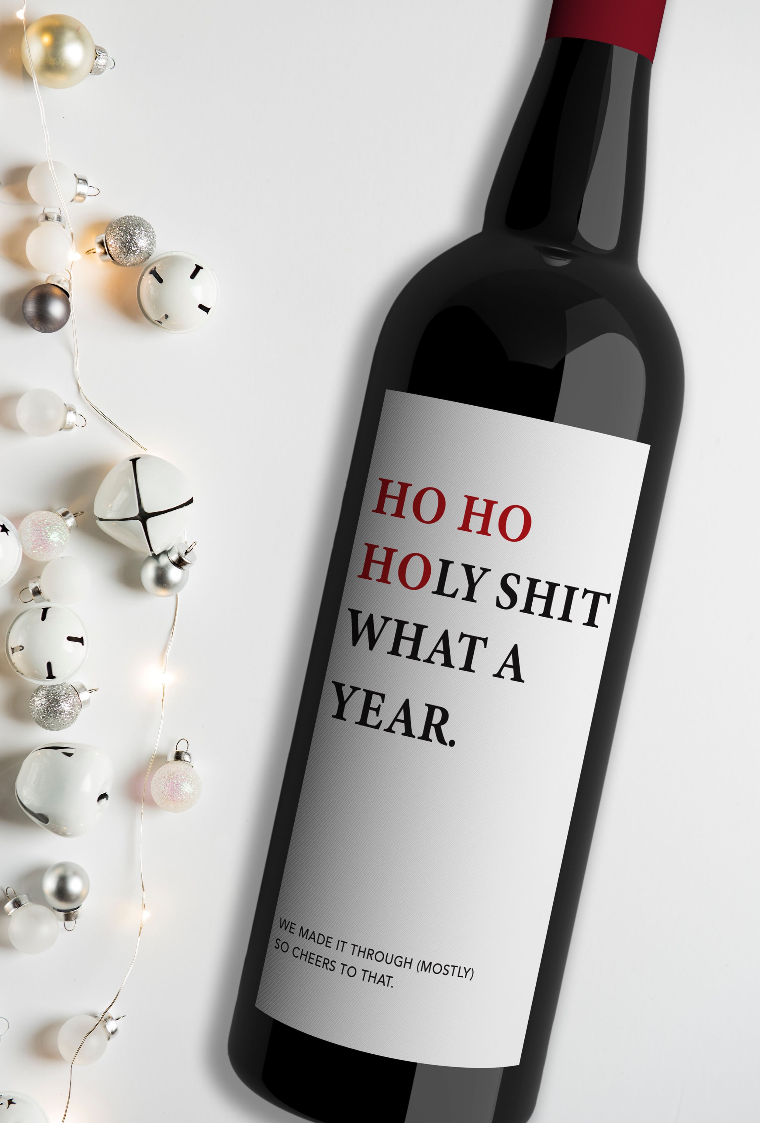 Ho Ho Holy Shit Label