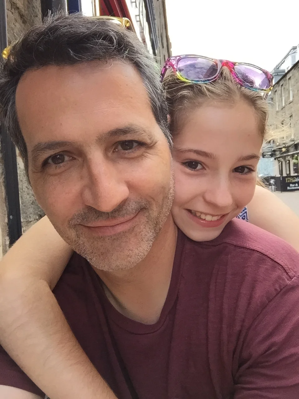 Ella and me in Edinburgh