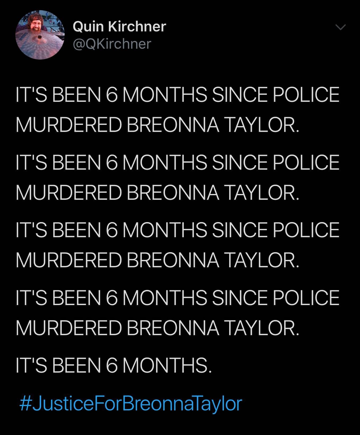 Something has to fucking happen. 

#JusticeForBreonnaTaylor