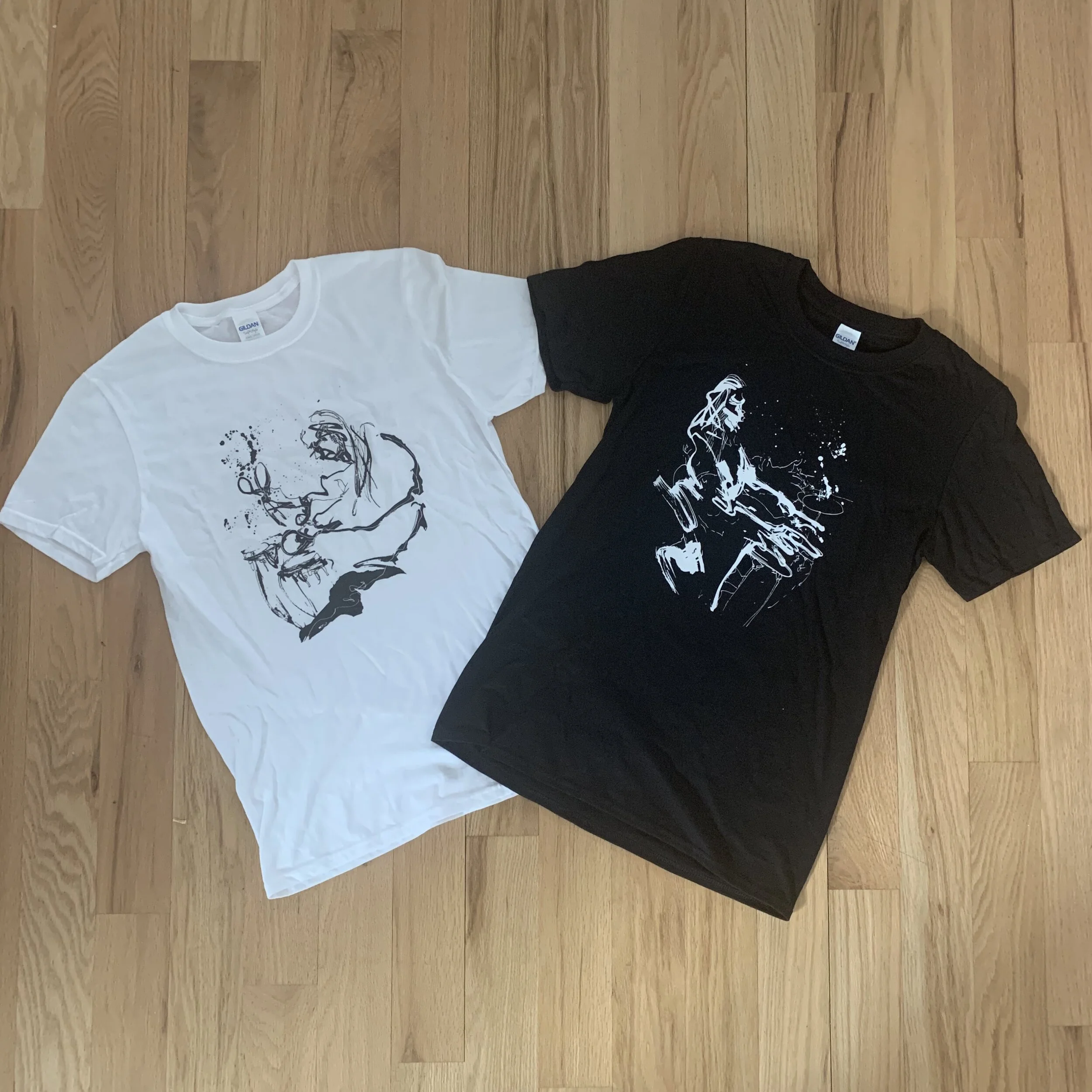 The Shadows and The Light Black T-Shirt — Quin Kirchner