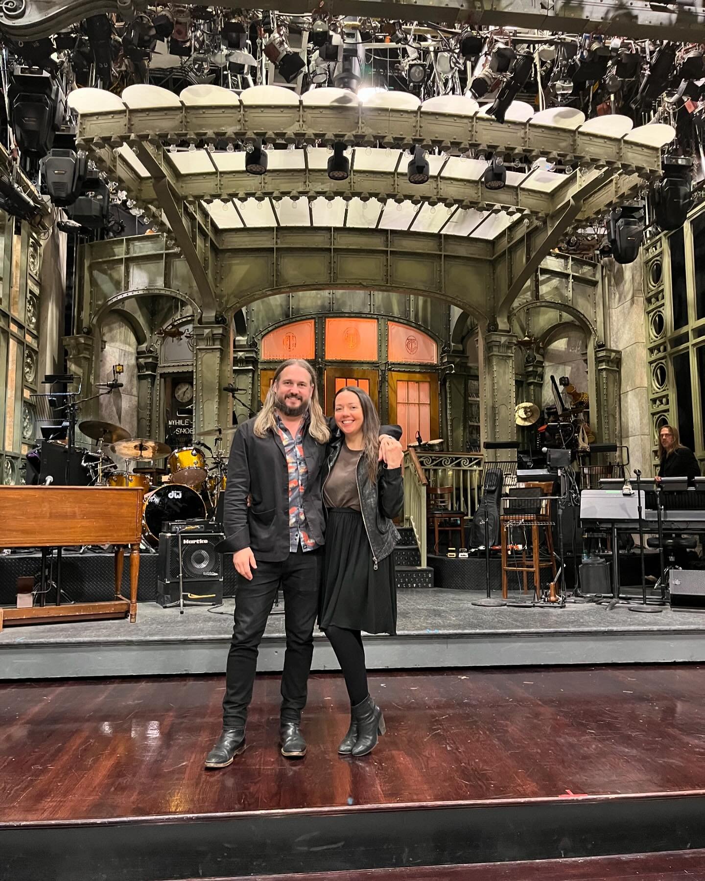 Well that was fun! Our second time to 8H, this time felt a lot more momentous. Huge thanks to our dear friend @johnmulaney for having us. Congrats on such an amazing show, dude! Wow, what a night!