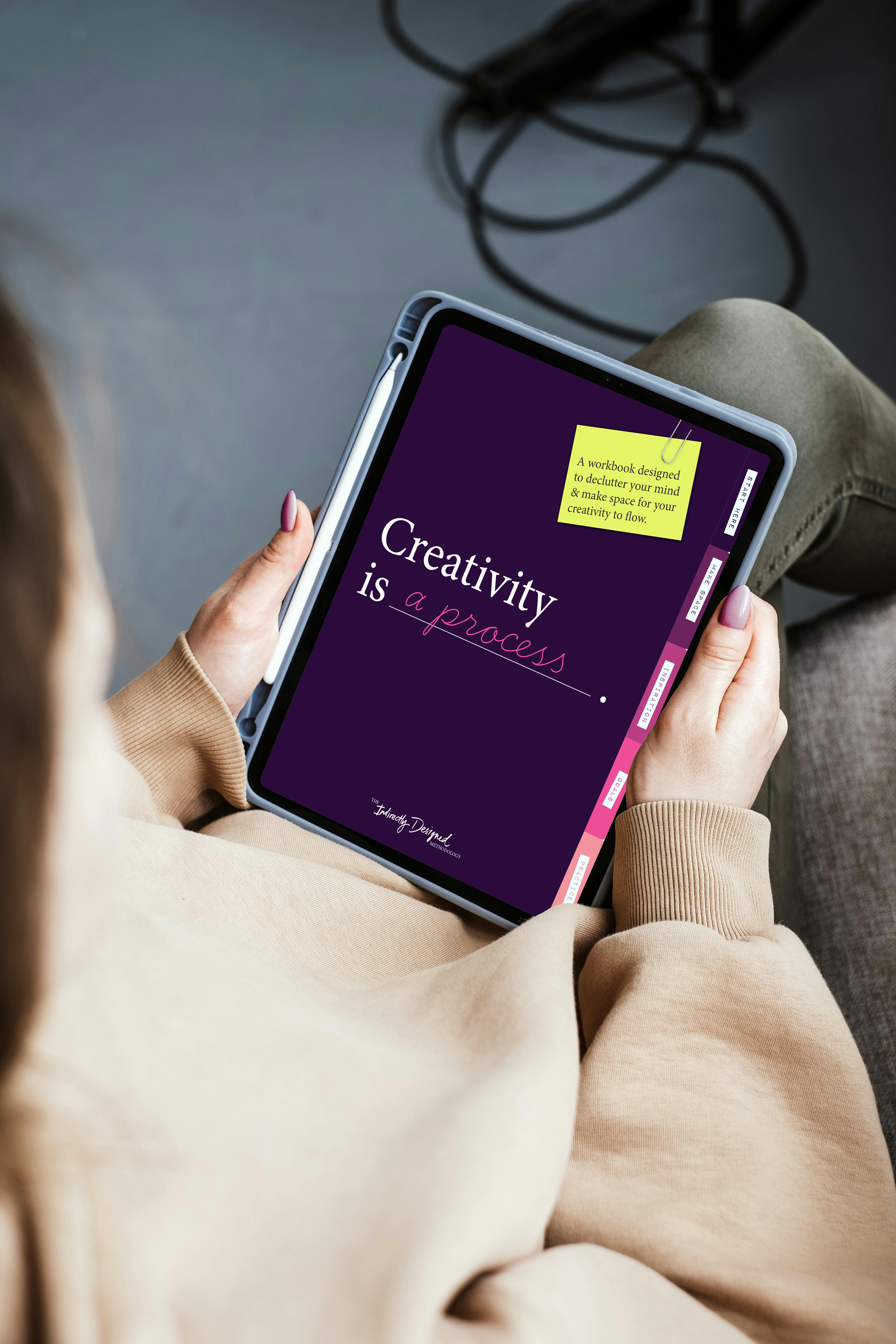 "Creativity is a process" Workbook