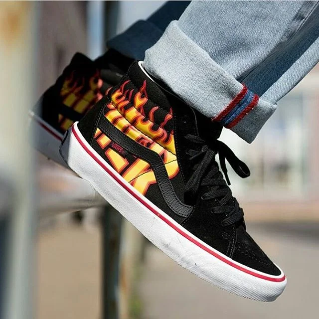 Price Drop: Thrasher x Vans SK8-HI Pro 'Flames'