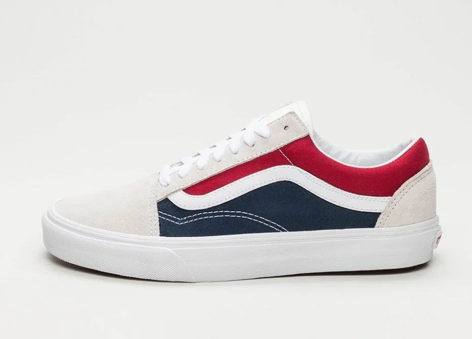 On Sale: Vans Old Skool Retro 'White/Red/Dress Blue'
