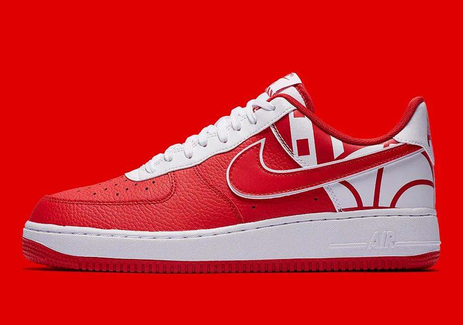 On Sale: Nike Air Force 1 '07 LV8 Force Logo 'Red/White'
