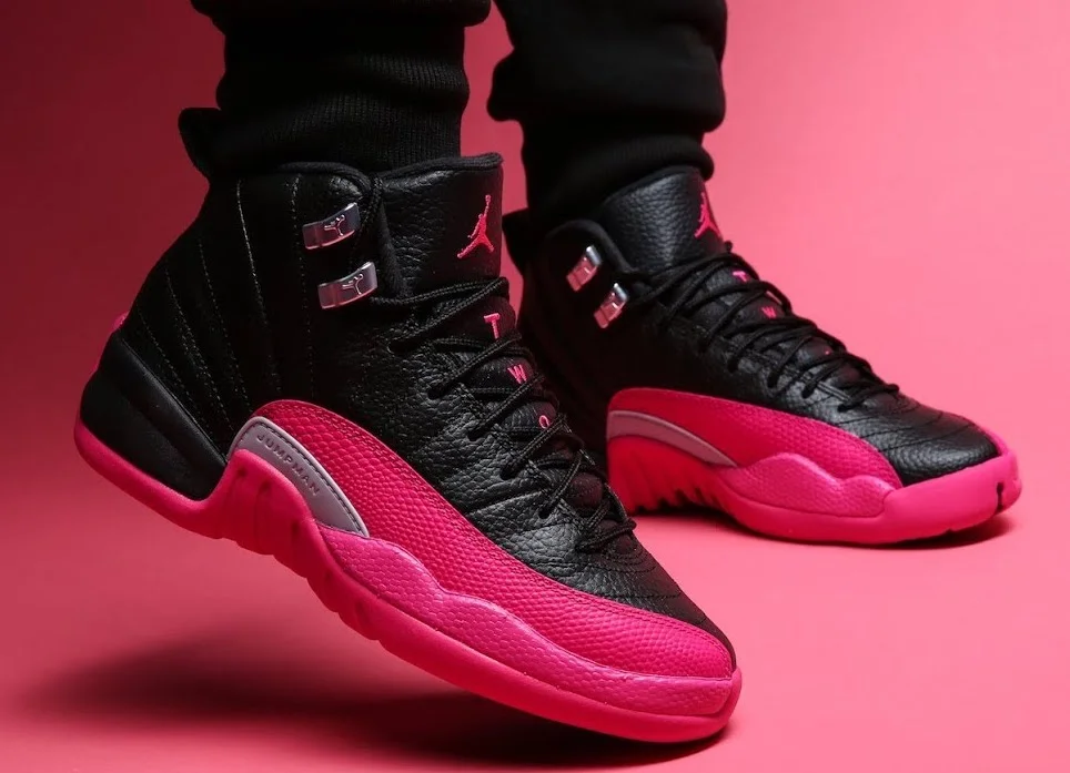 On Sale: Grade School Air Jordan 12 Retro 'Deadly Pink'