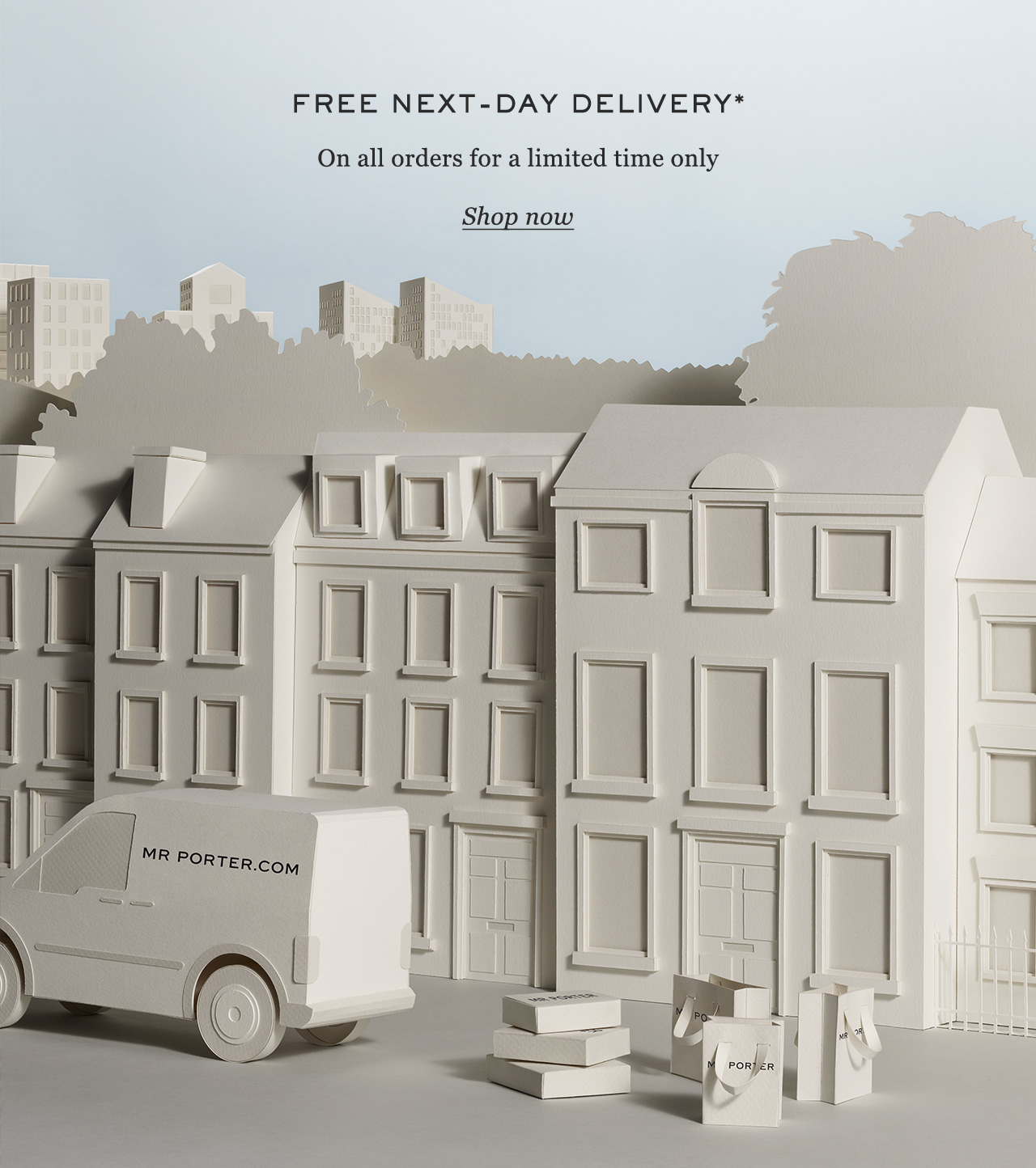 Mr. Porter: FREE NEXT DAY SHIPPING
