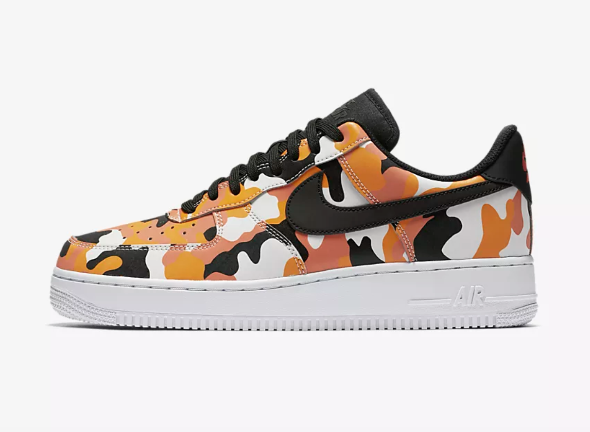 On Sale: Nike Air Force 1 '07 LV8 'Team Orange Camo'