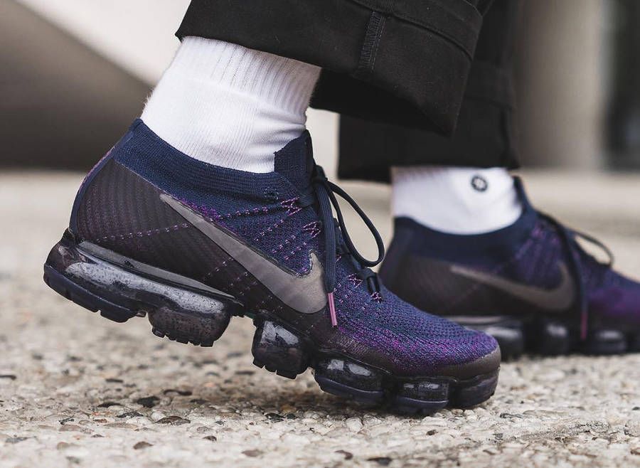 On Sale: Nike Air Vapormax Flyknit 'Collegiate Navy/Night Purple'