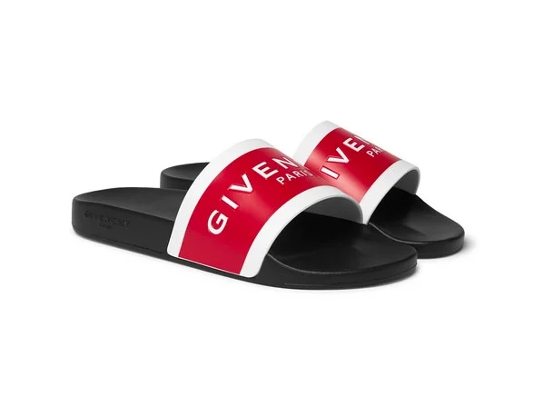 On Sale: 'Red/Black' Givenchy Logo Slides