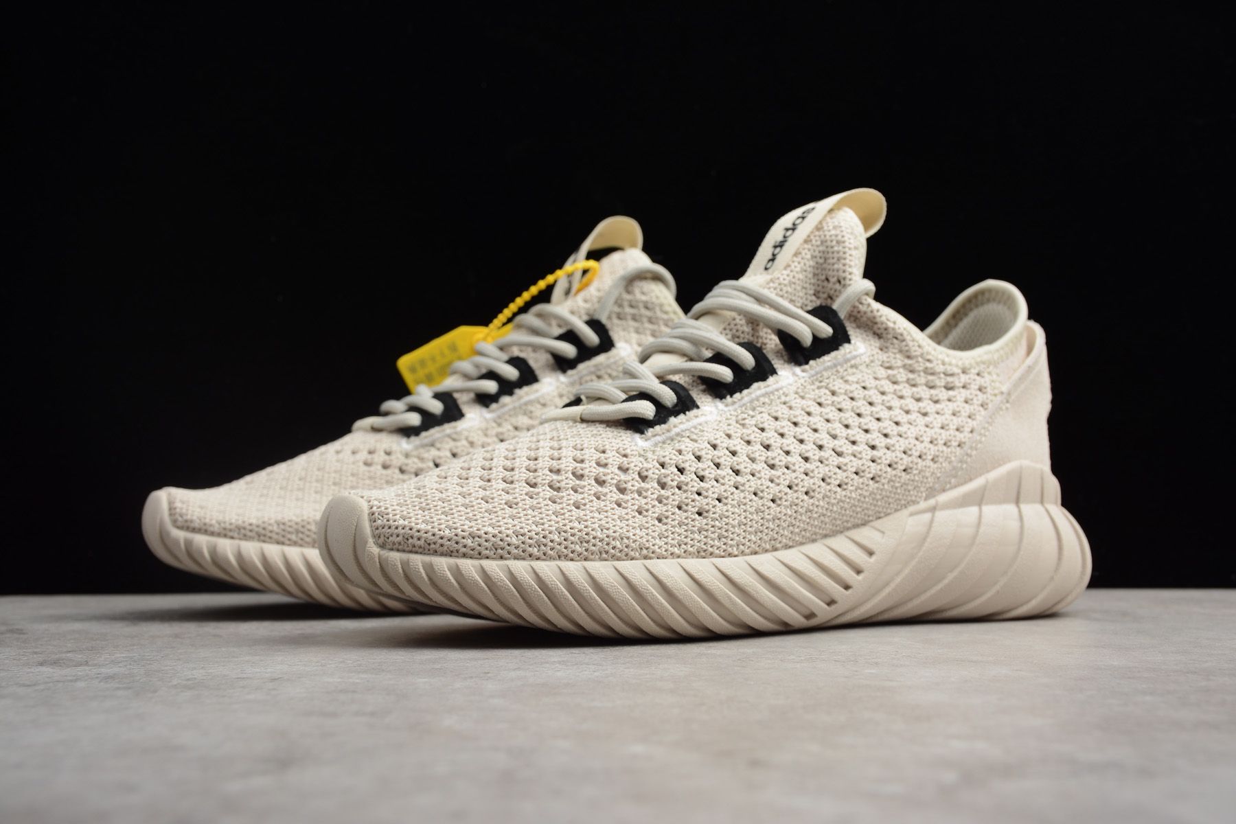 On Sale: adidas Tubular Doom Sock Primeknit 'Clear Brown'
