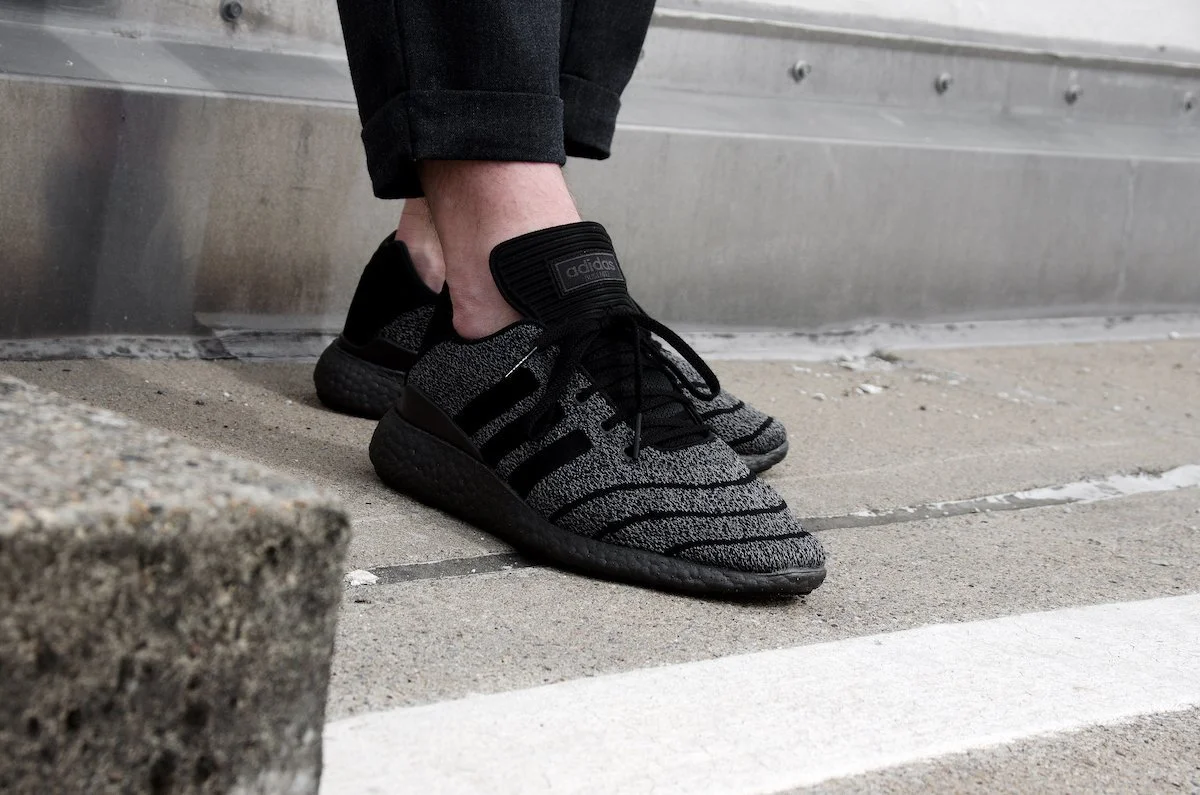 On Sale: adidas Busenitz PureBOOST Primeknit 'Grey/Black'