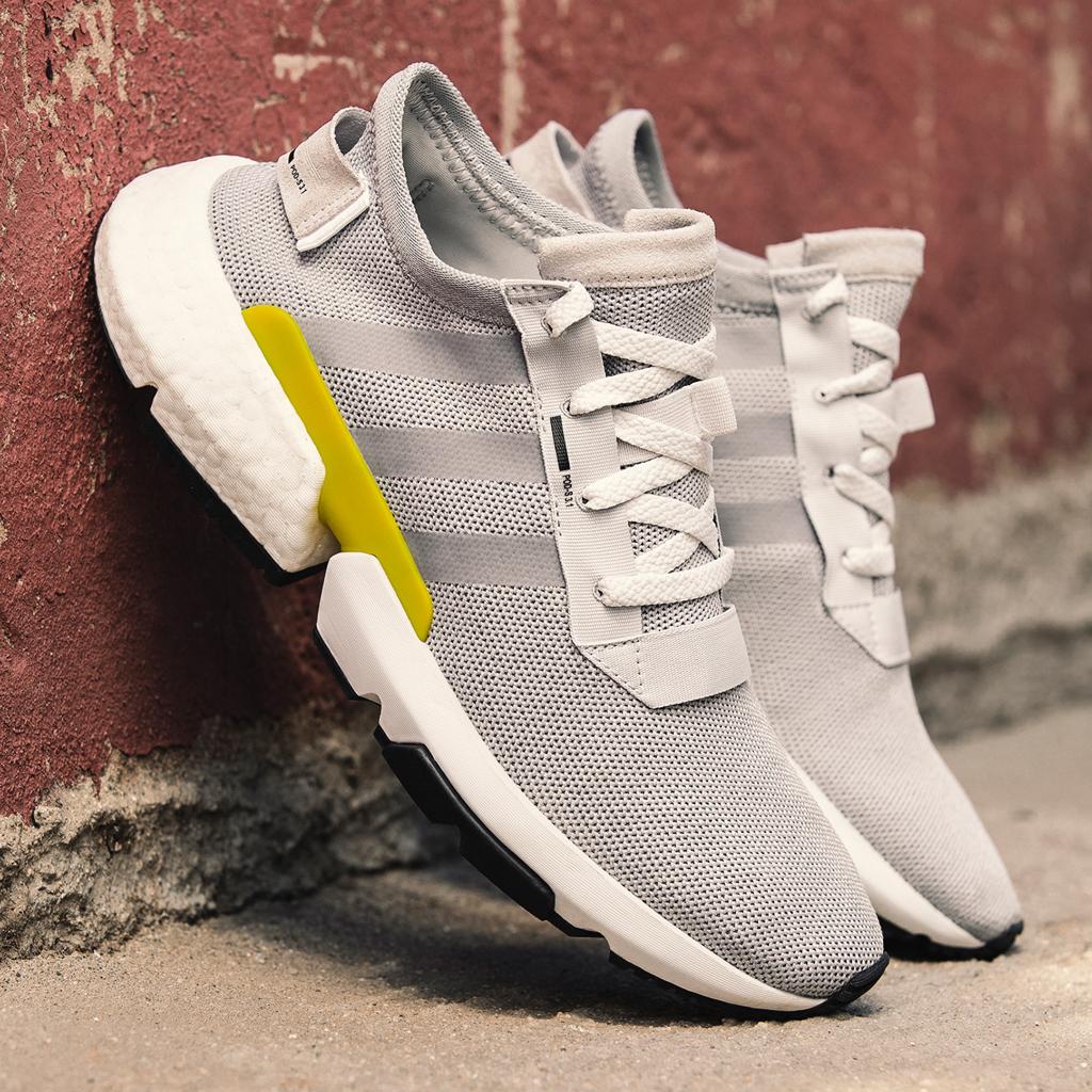 On Sale: adidas POD-S3.1 BOOST 'Grey/Shock Yellow'