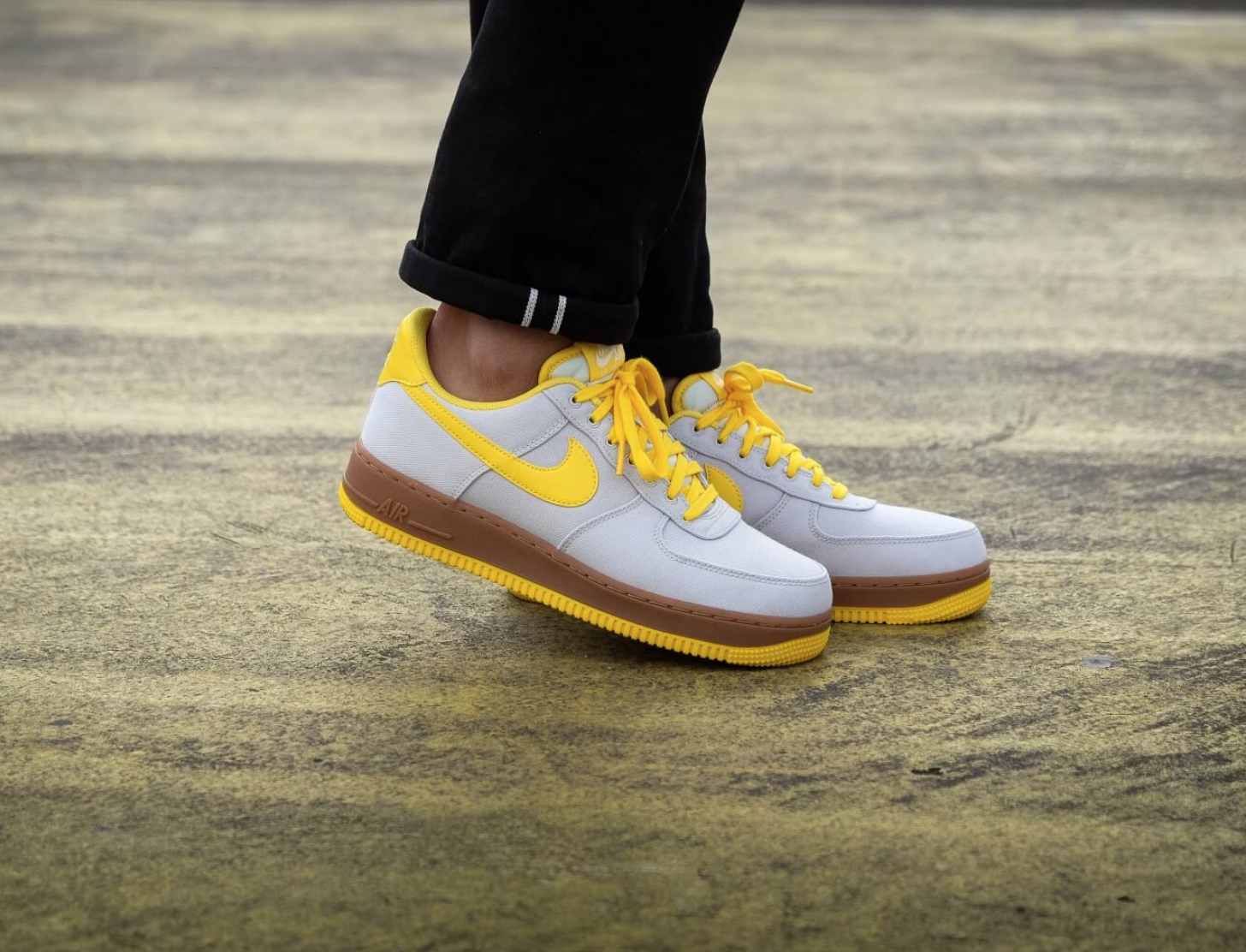 On Sale: Nike Air Force 1 '07 TXT ‘Light Bone/Tour Yellow’