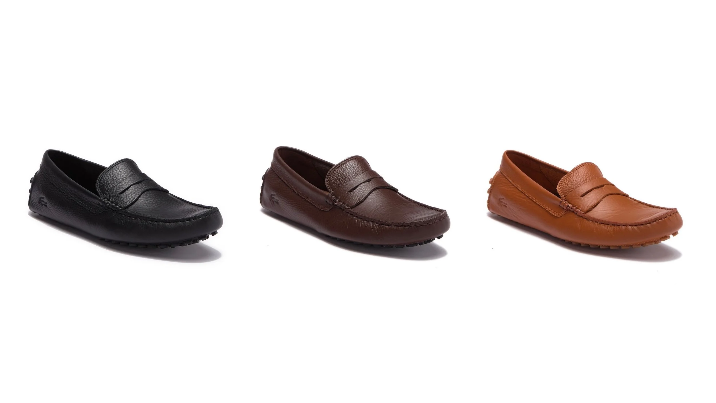 On Sale: Lacoste Leather Penny Loafers