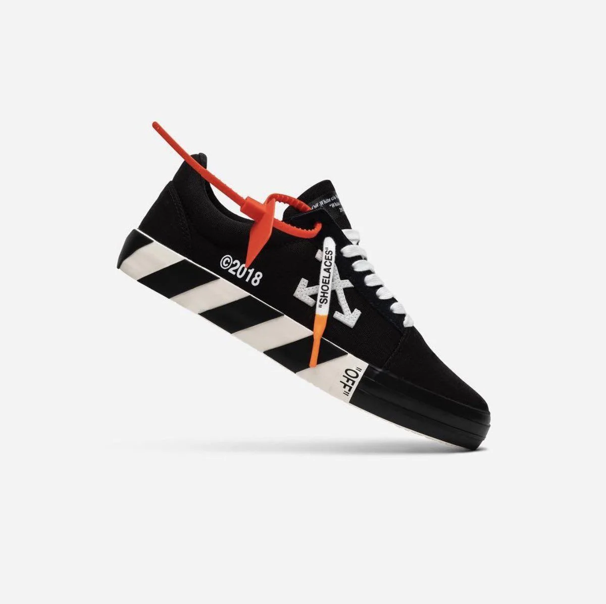 Now Available: OFF-WHITE "Black" Vulc Sneakers