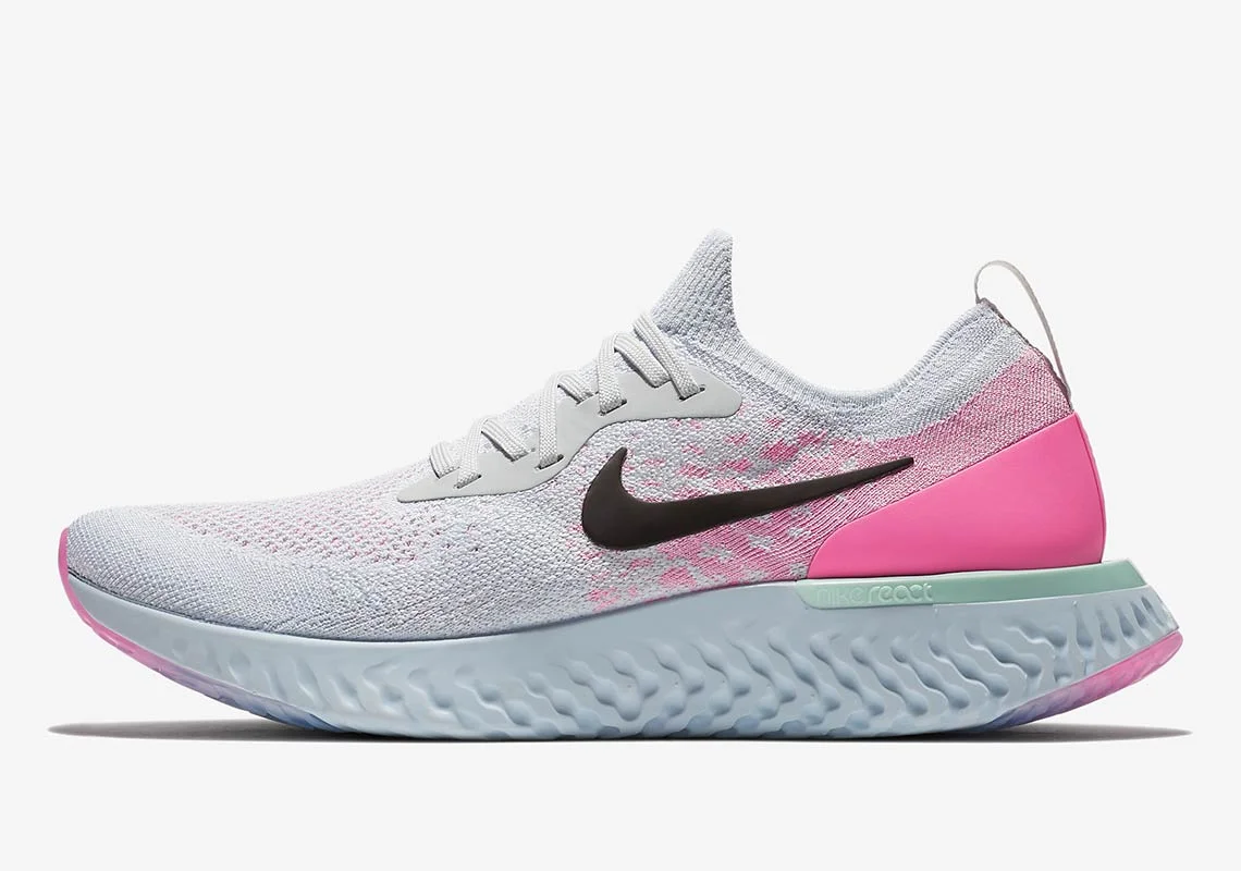 On Sale: Nike Epic React Flyknit "Pure Platinum/Pink"