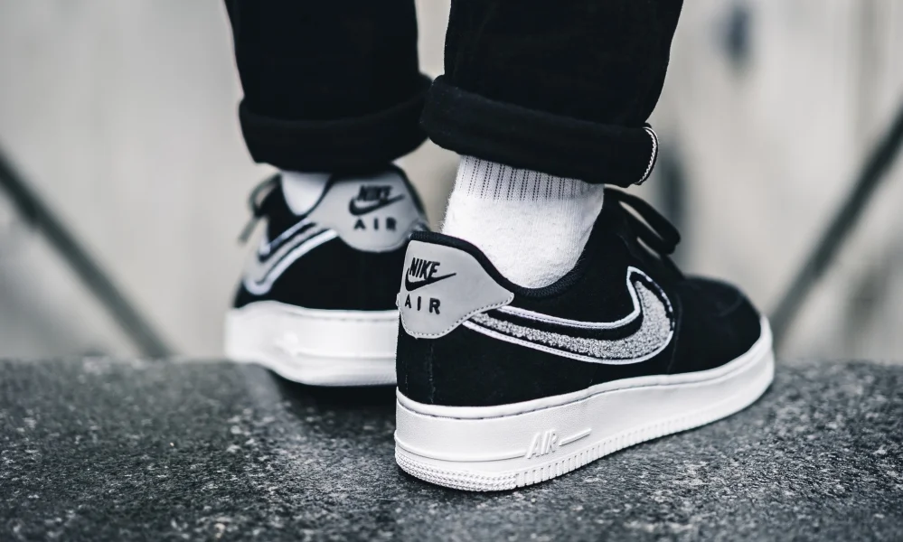 On Sale: Nike Air Force 1 Low 07 LV8 ‘Black/Cool Grey’