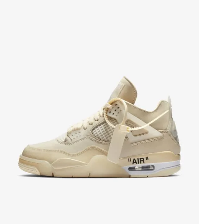 Women's OFF-WHITE x Air Jordan 4 Retro 'Sail'
