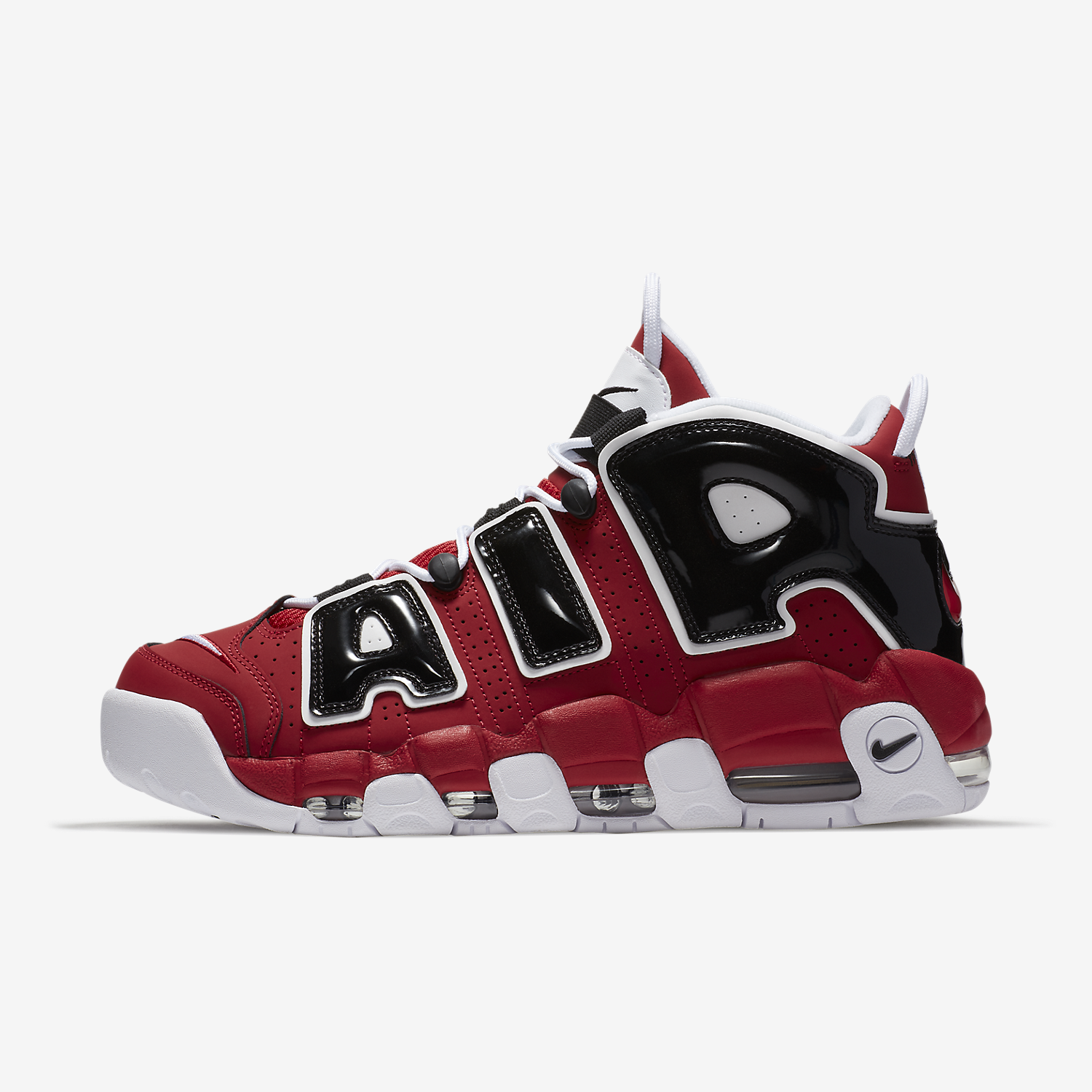 Nike Air More Uptempo 'Black / Varsity Red'