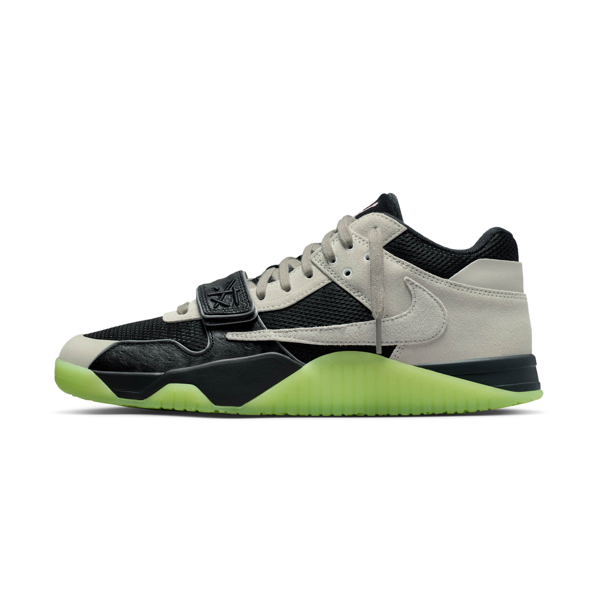 Chase B x Travis Scott x Jordan Jumpman Jack 'Black / Illusion Green / Night Silver'