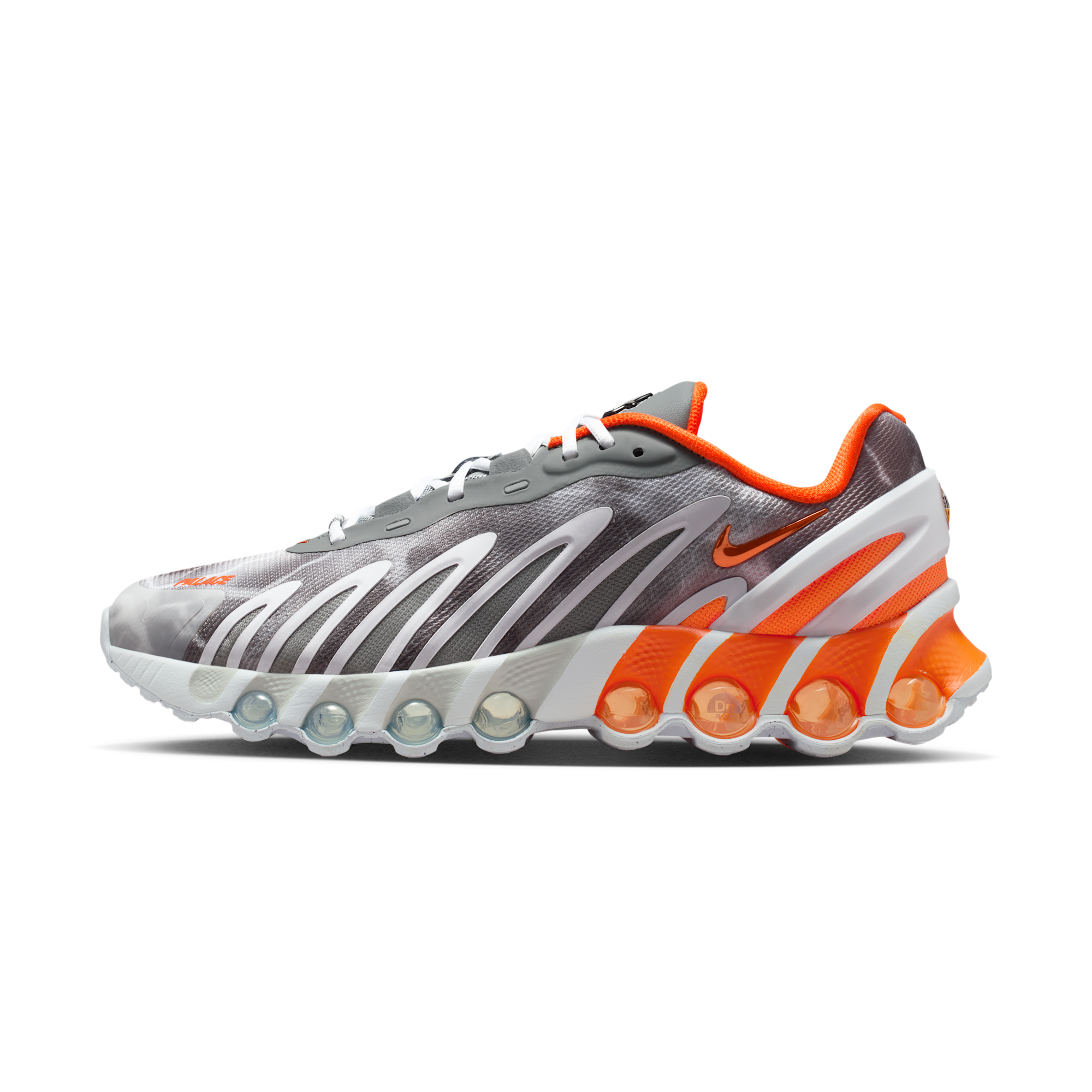 Palace x Nike Air Max DN8 'Dusty Grey / Particle Grey / White / Safety Orange'