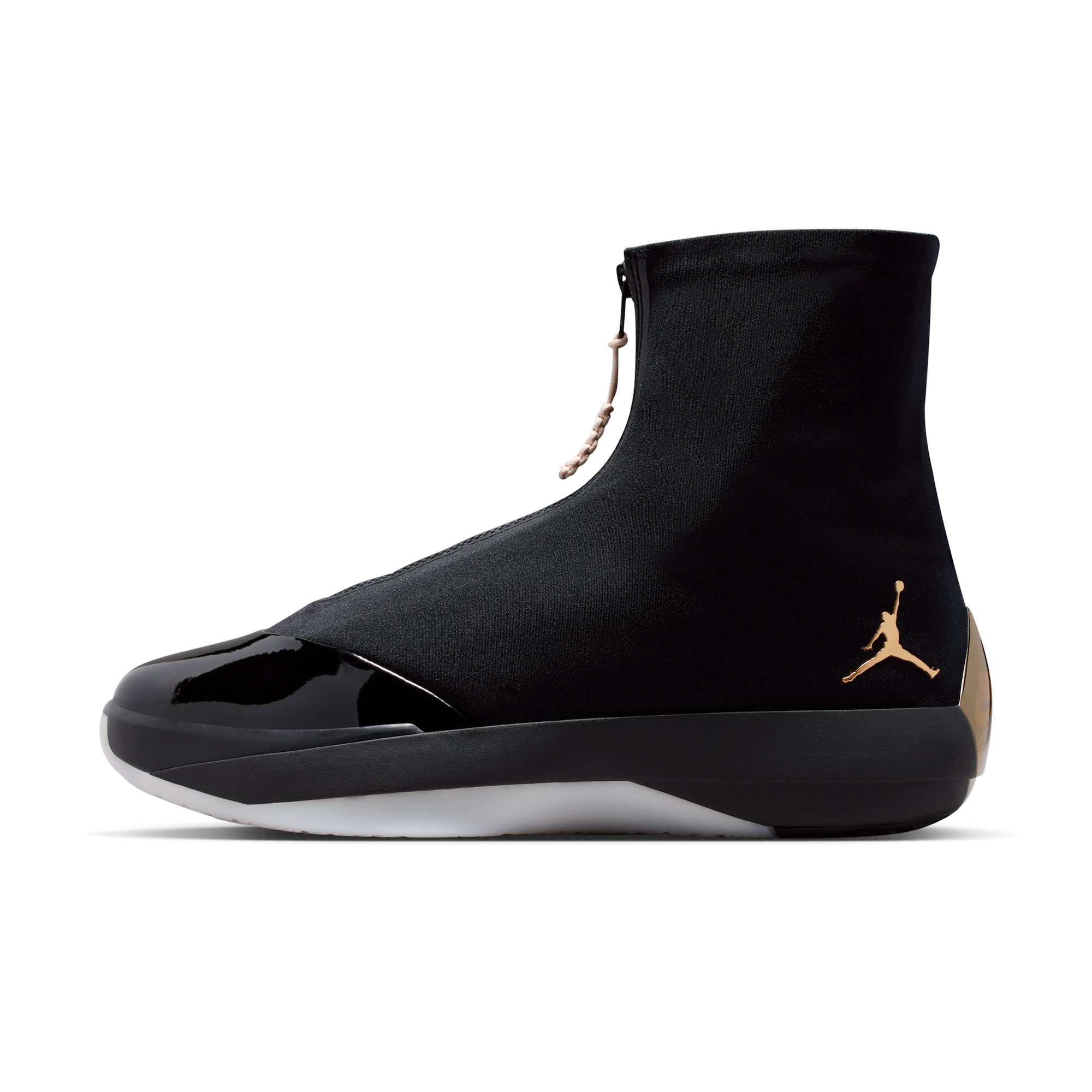 Air Jordan 4028 'Black / Metallic Gold / Pearl White'