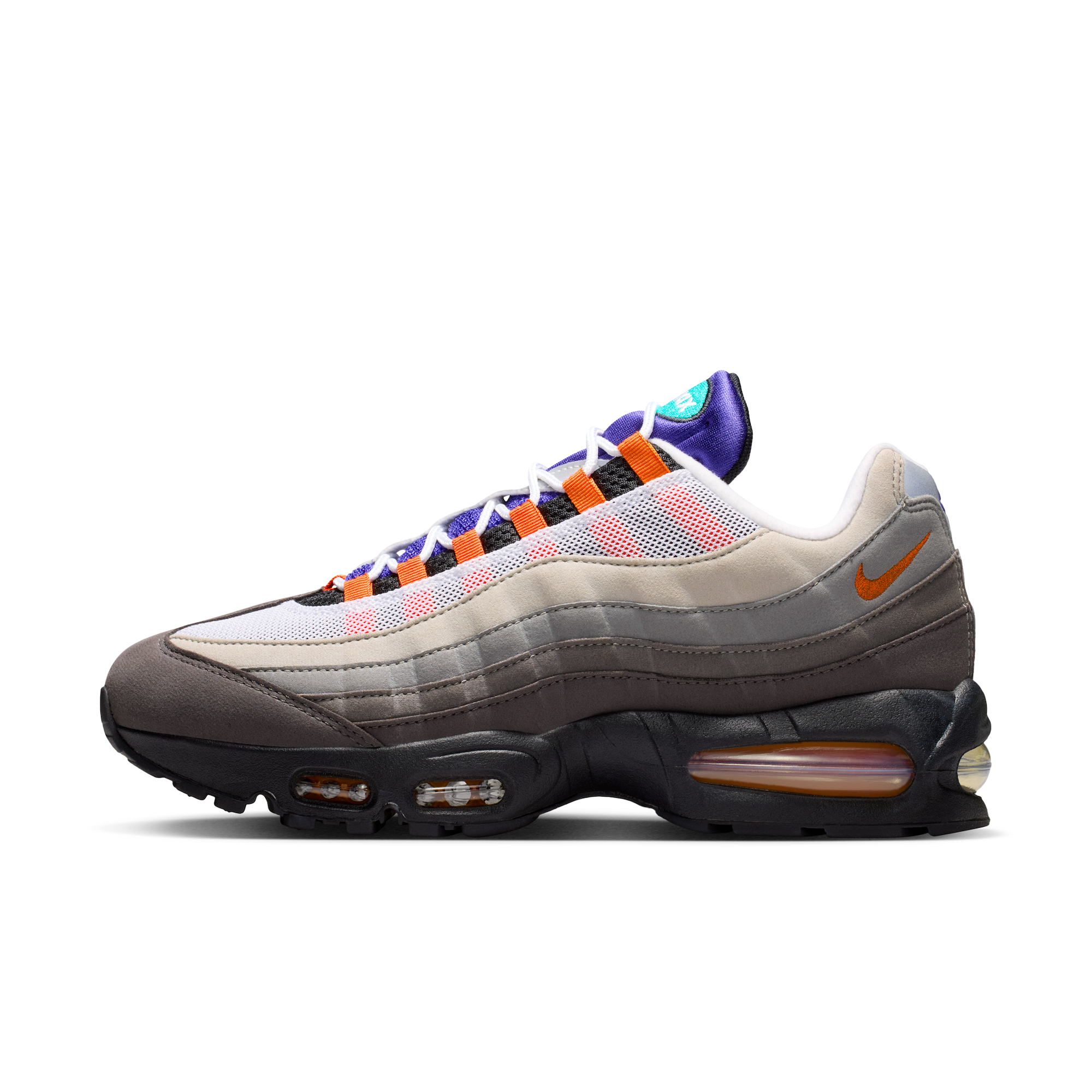 'White / Medium Ash' Nike Air Max 95 Big Bubble 'Greedy'