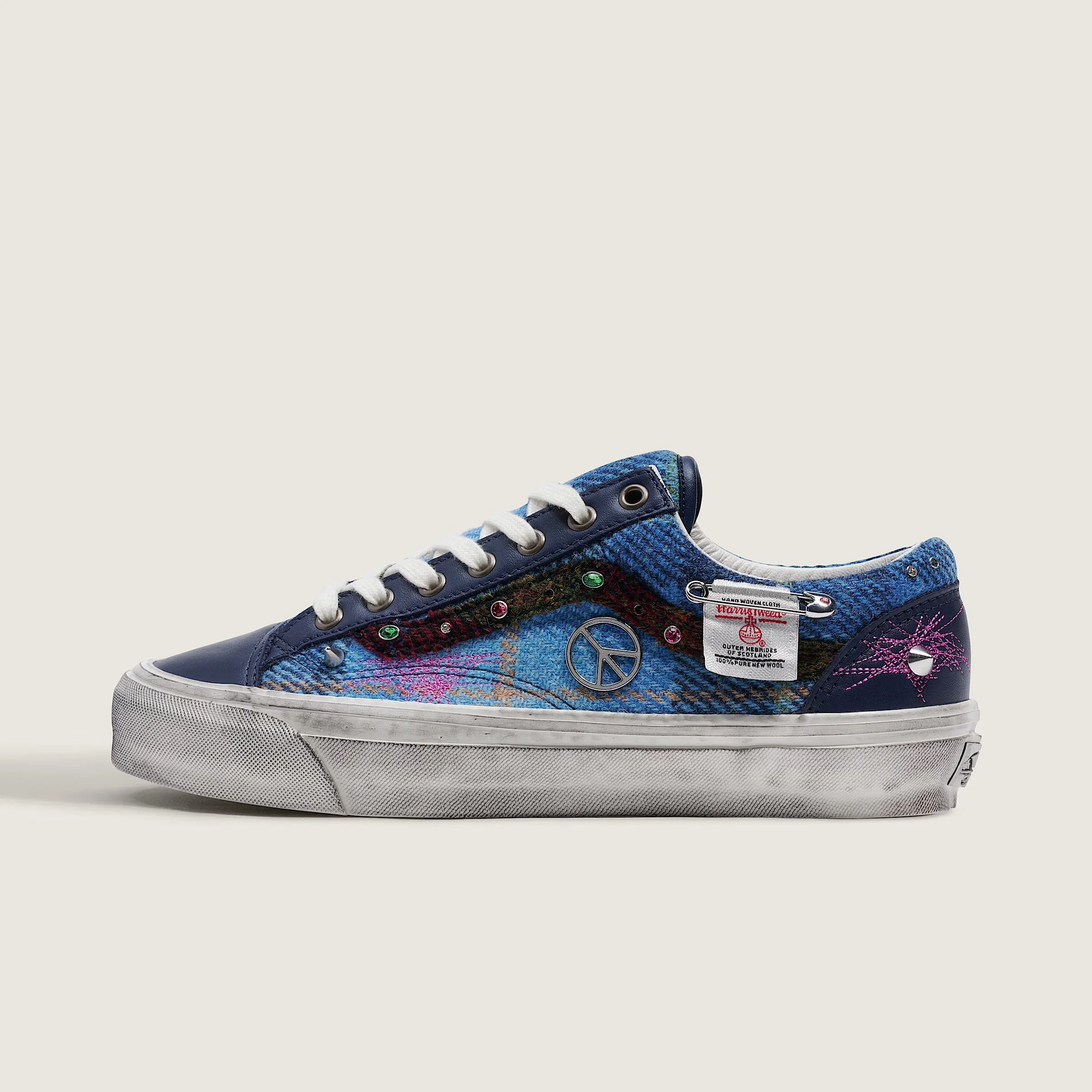 Harris Tweed x Vans Premium Old Skool 36 'Tweed Navy Blue'