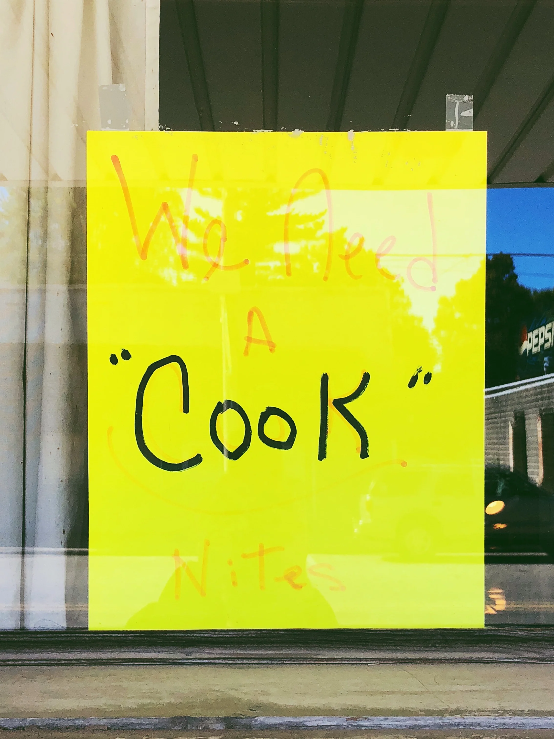 SIGN POSTED