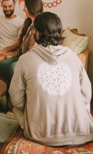 Stone Zip Up Hoodie