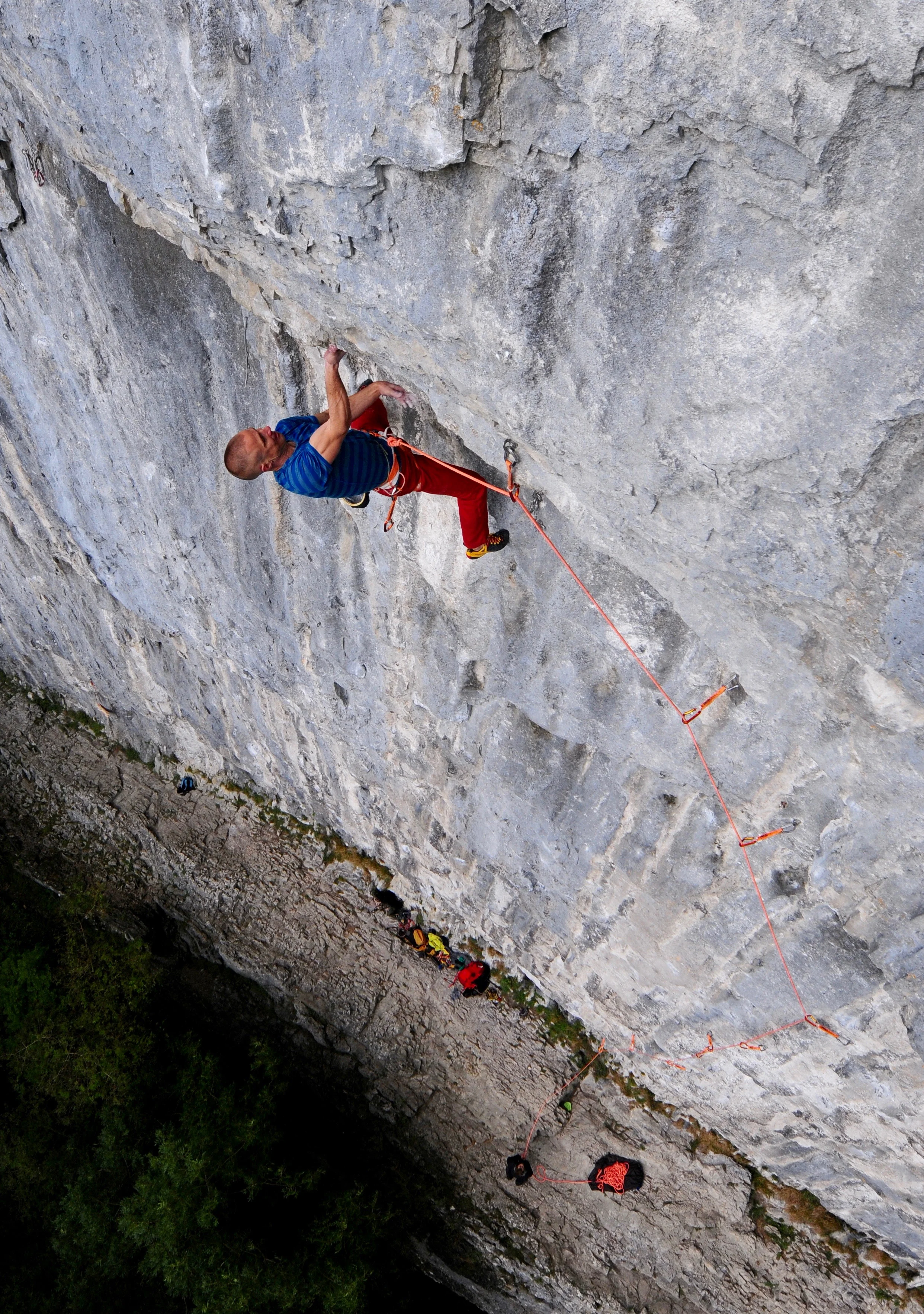 Sabotage 8c+, Malham Cove, UK. Photo: Ian Parnell