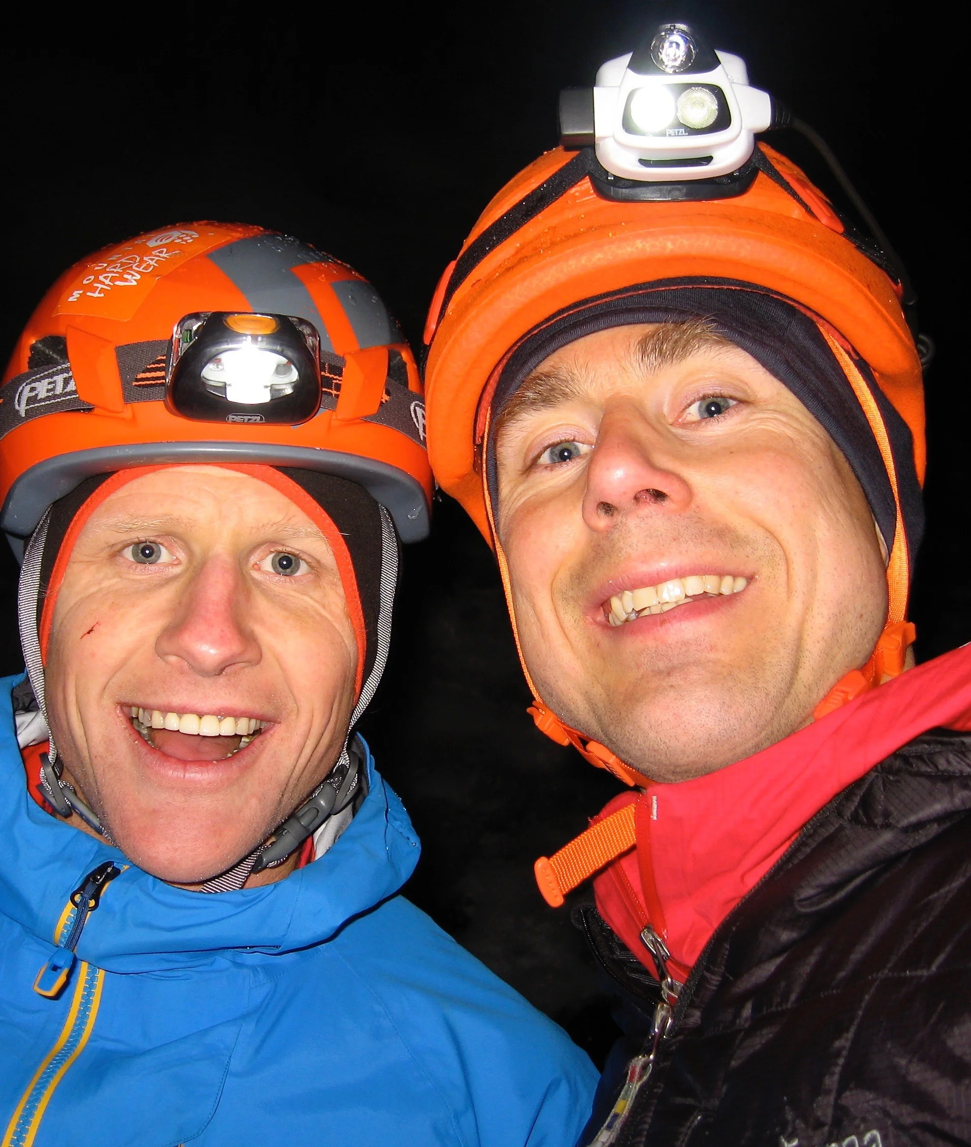 With Tim Emmett during the 'Welsh Ice Triple' Photo: Gresham collection