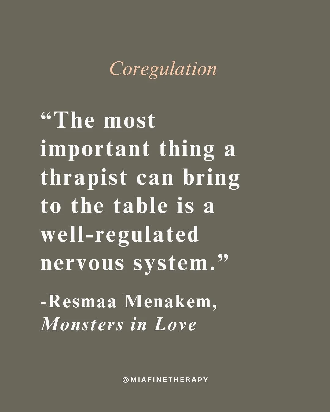 Coregulation is a powerful tool - one we can intentionally lean on, especially now. 

When we&rsquo;re regulated, we anchor both ourselves and those around us. In a world that is especially heavy and hard, we need as much stability as possible. 

Bec