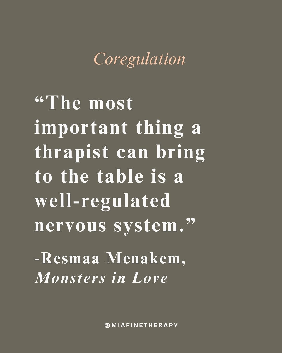 Coregulation is a powerful tool - one we can intentionally lean on, especially now. 

When we&rsquo;re regulated, we anchor both ourselves and those around us. In a world that is especially heavy and hard, we need as much stability as possible. 

Bec