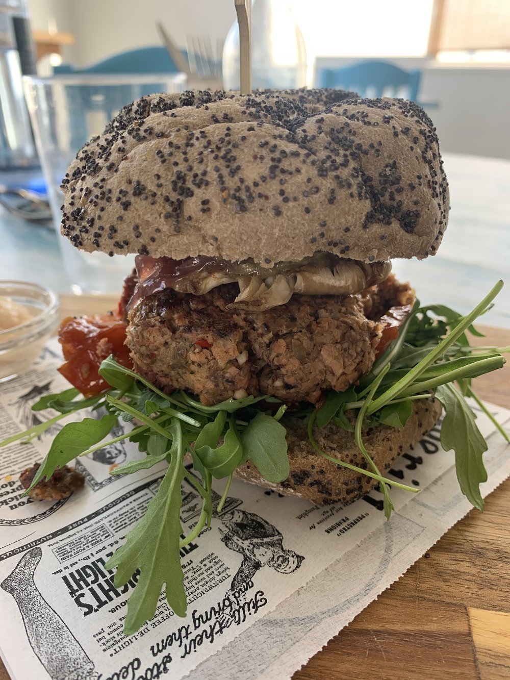 La Mar Restaurant_Veggie Burger.JPG