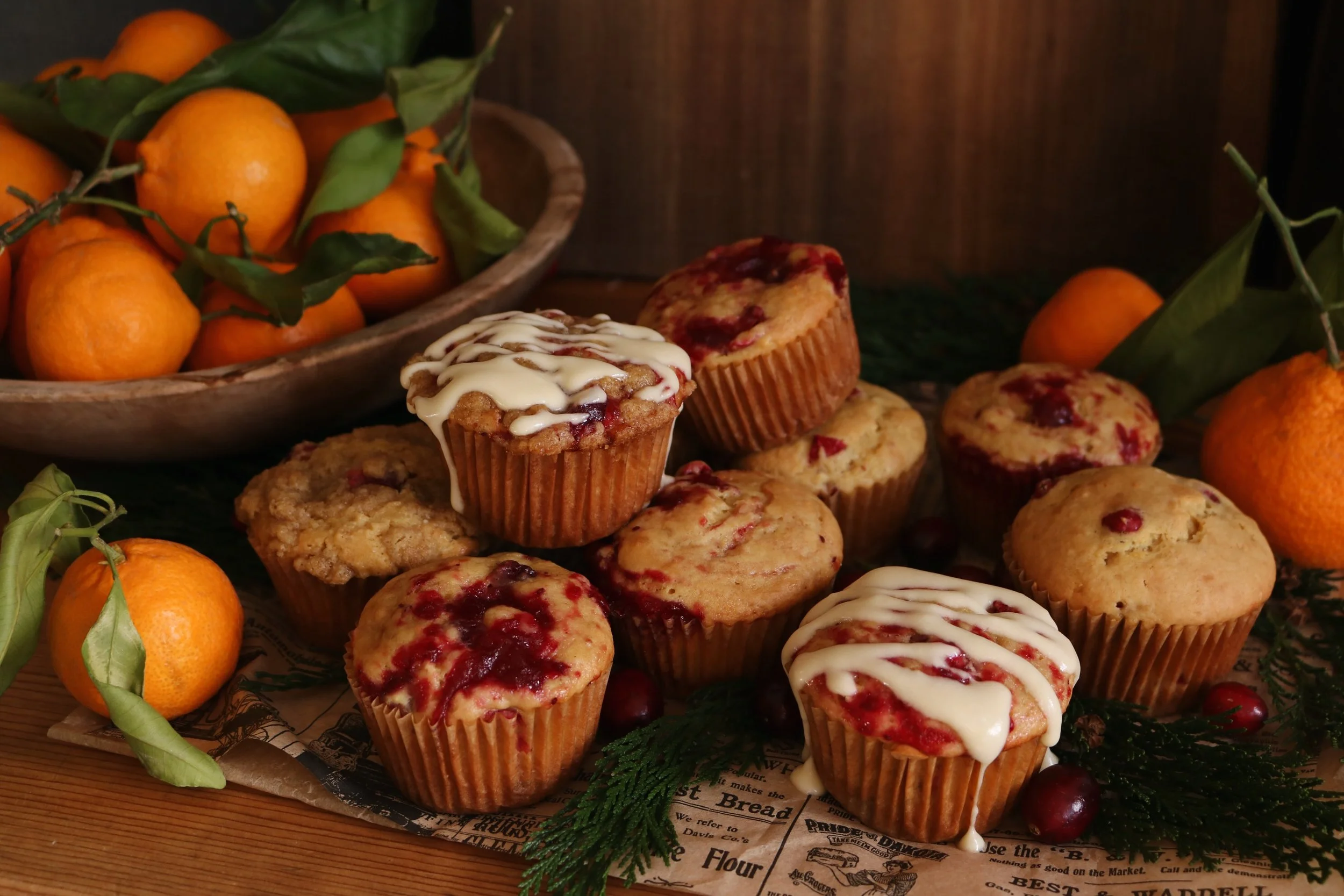 Eating Seasonally: Cranberry Orange Einkorn Muffins