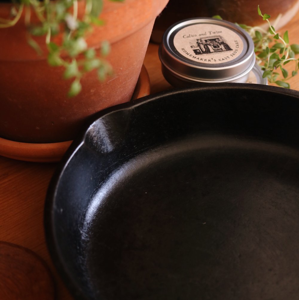 Homemaker's Cast Iron Care — CALICO AND TWINE