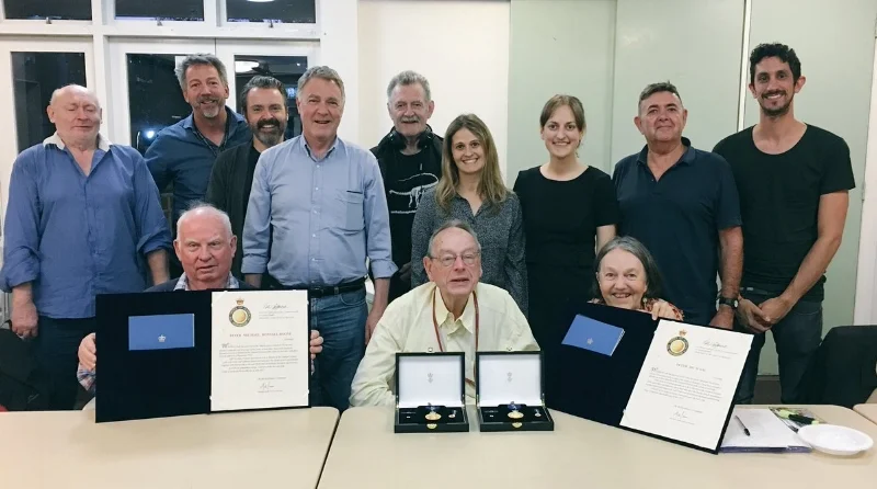 Pride History Group members 2017. Peter de Waal AM (centre) is a founding member of CAMP Inc.