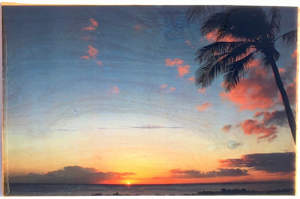 Hawaiian Sunset - Blue