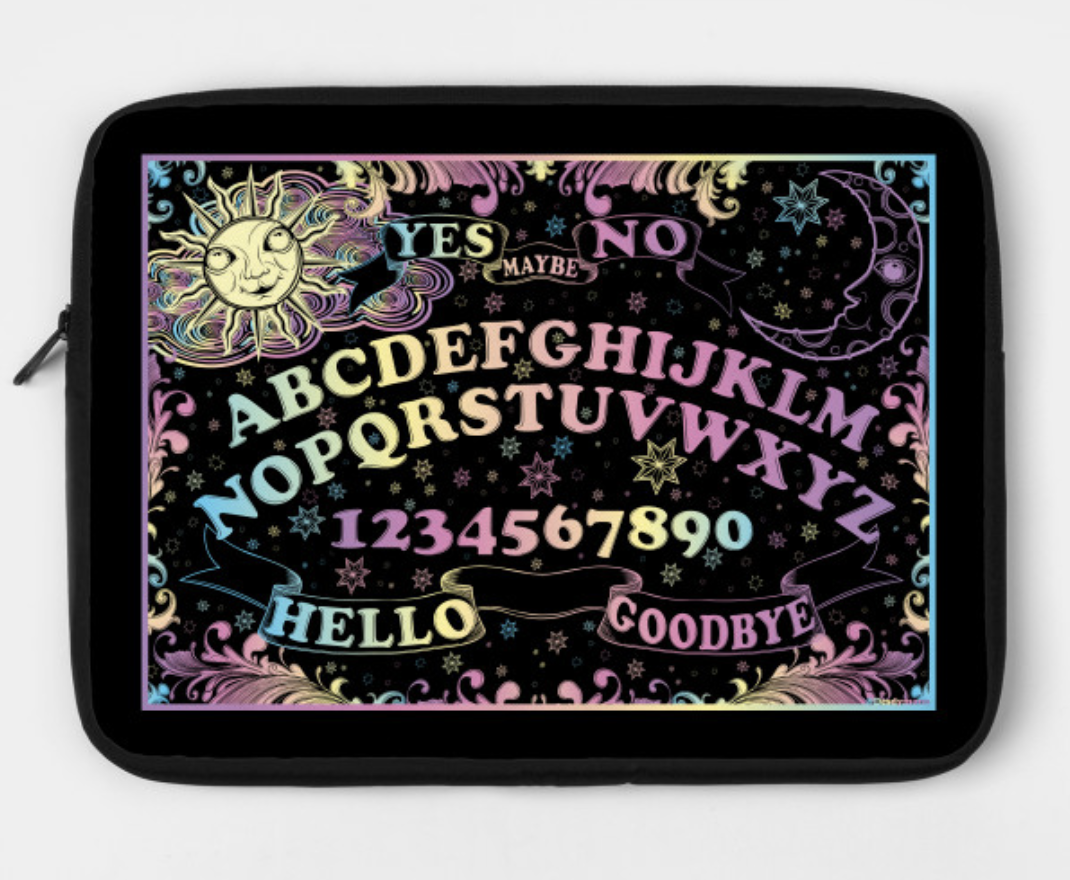 Rainbow Spirit Board Laptop Case by Desdymona