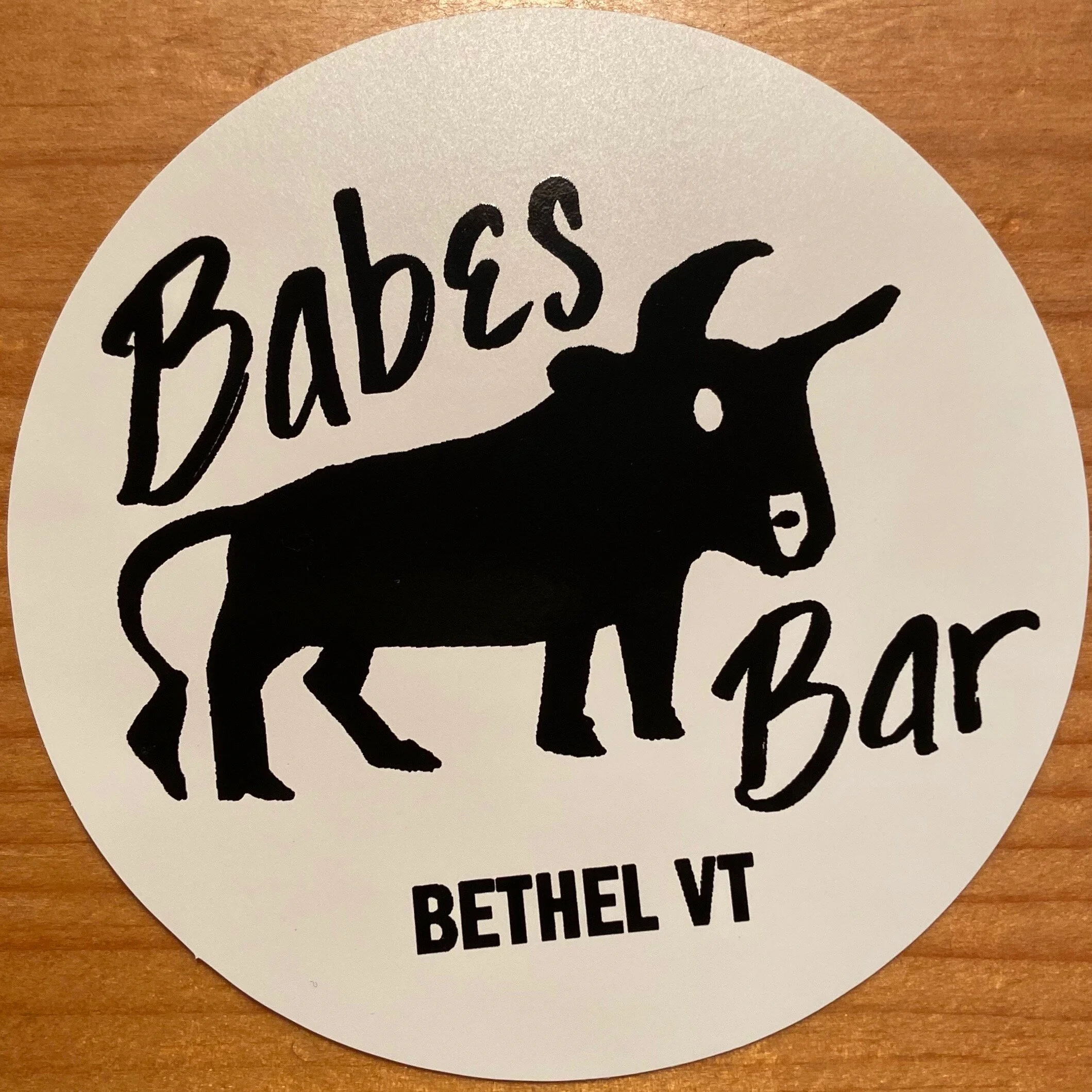Babes Bar Vinyl Sticker