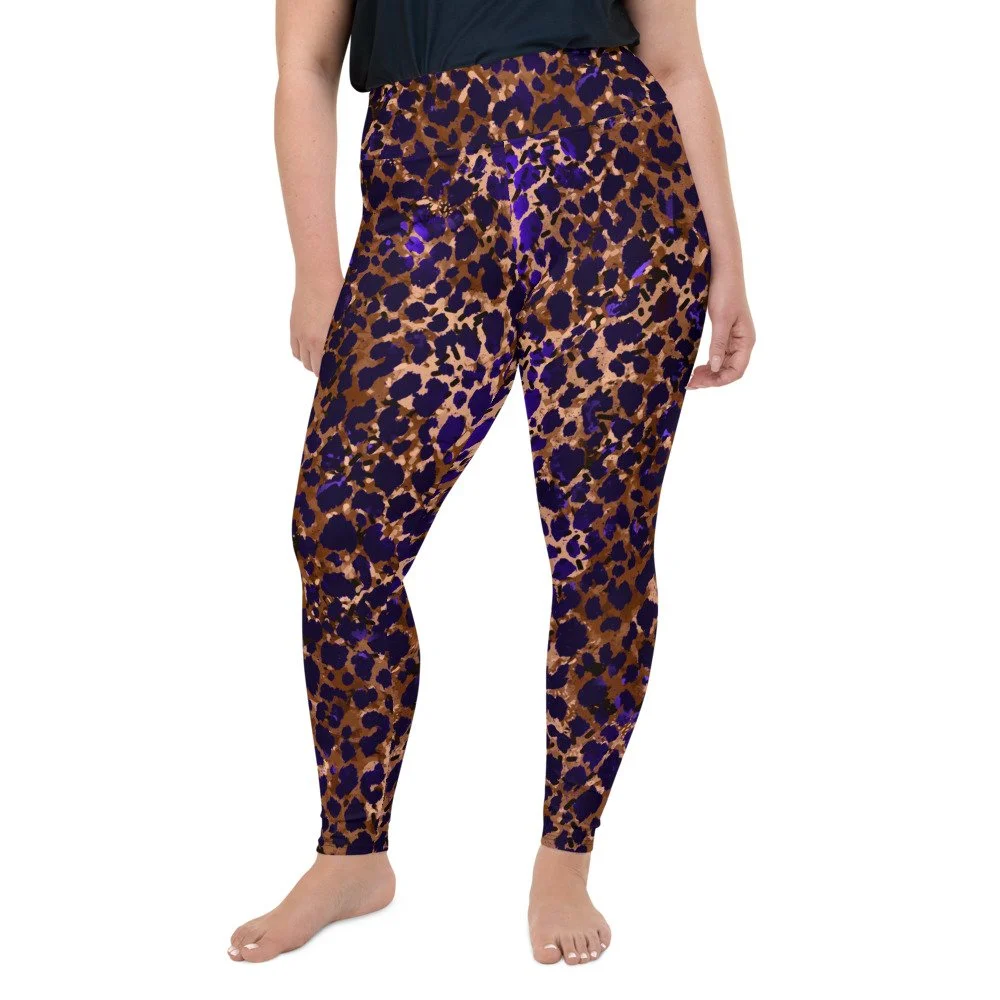All Over Print Plus Size Leggings 
