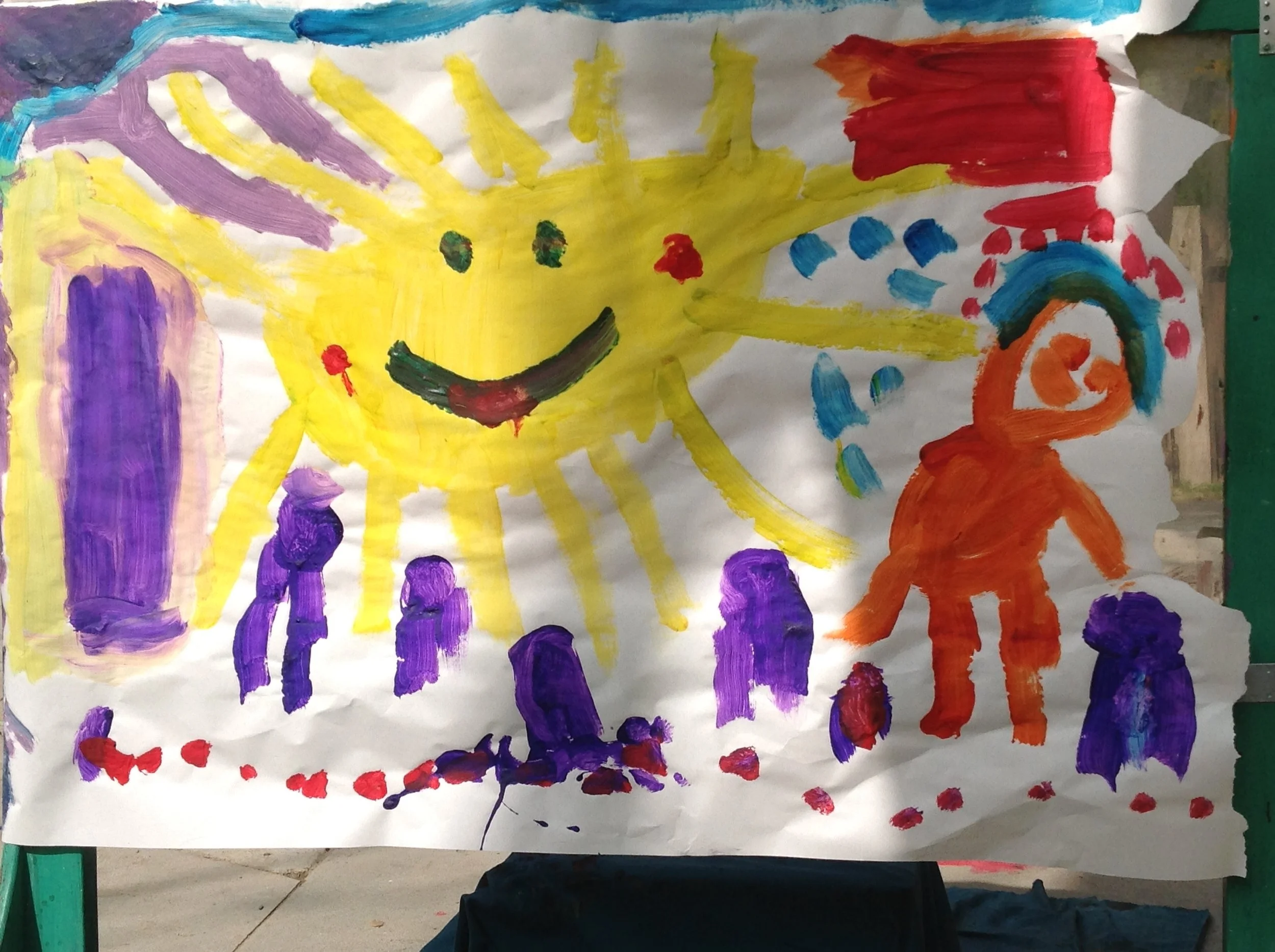 First Day of School - Rain/Mulberry