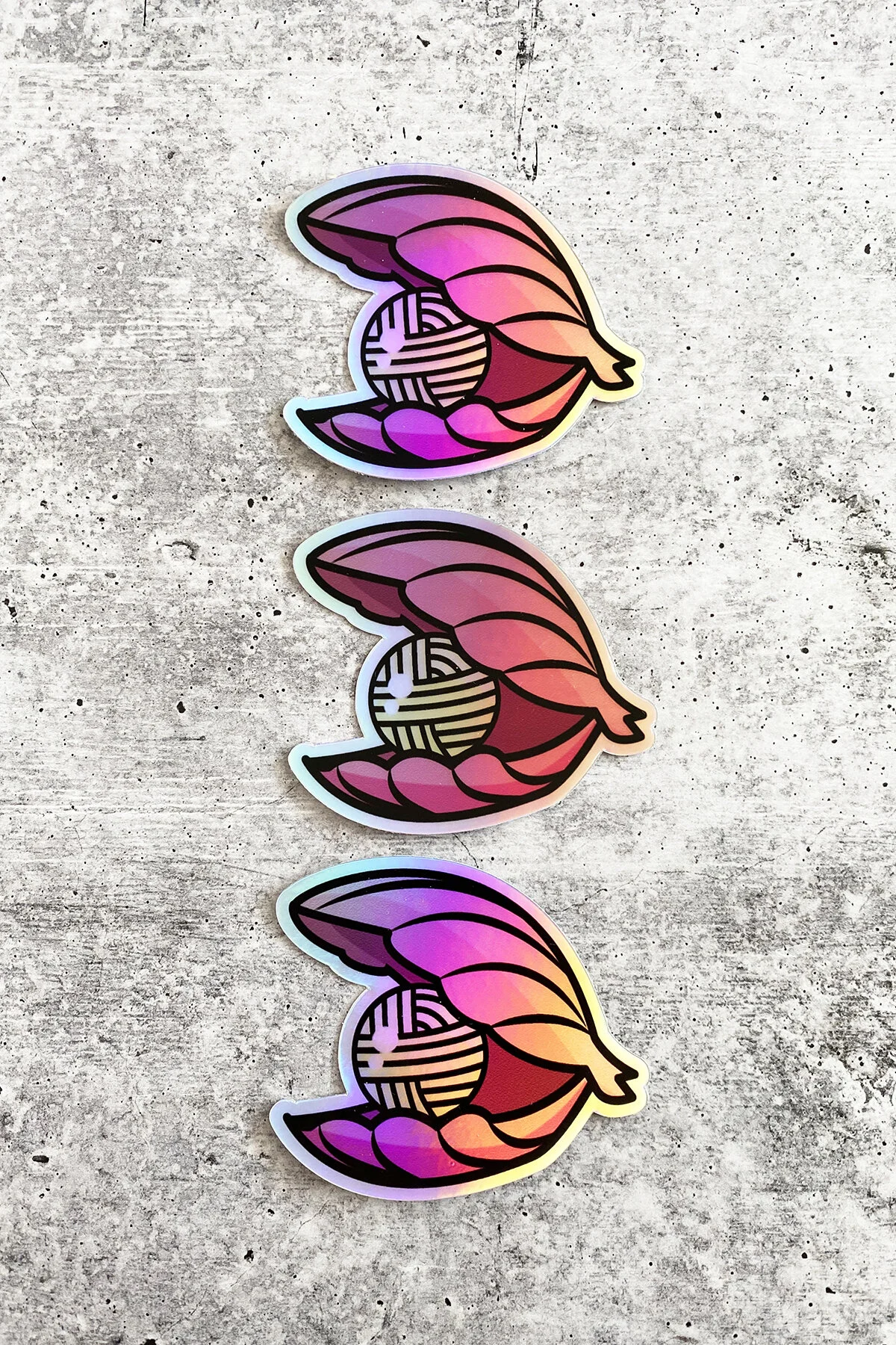 Yarn Pearl Sticker Seafarer Collection — Cerulean Orchid