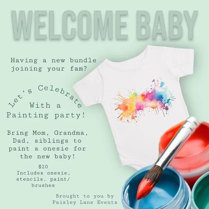 Welcome Baby Onesie Event!